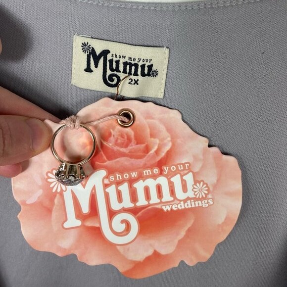 NWT Show Me Your Mumu Noelle Flutter Maxi Wrap Dress Size 2X New With Tags Boho - Picture 7 of 9